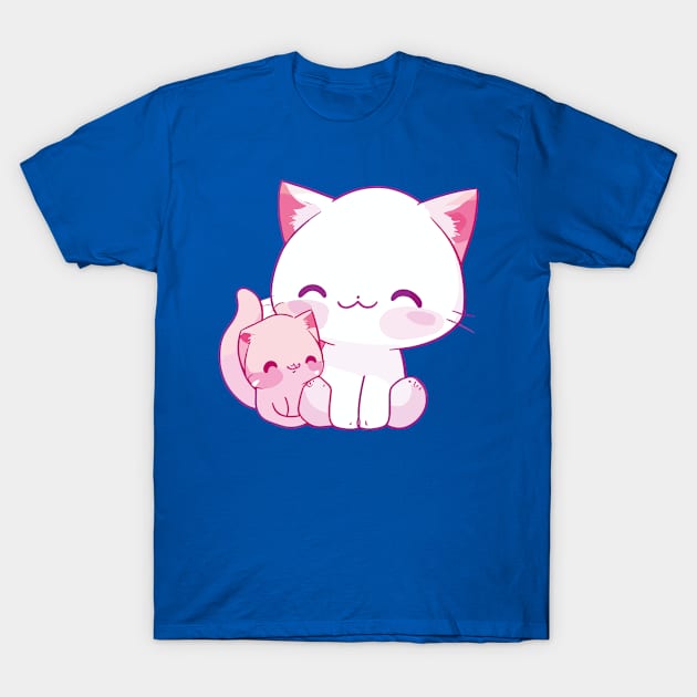 Cute Kawaii Cats Best Mom Ever T-Shirt by Jabir